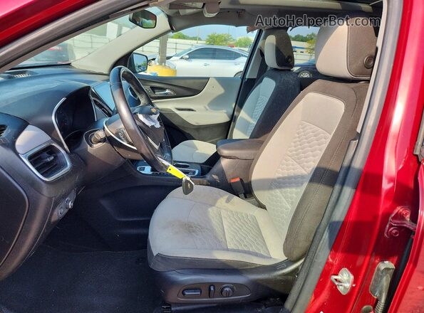 2GNAXLEX5K6152218 2019 CHEVROLET EQUINOX Red Widok wnętrza z przodu