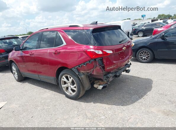 2GNAXLEX5K6259804 2019 CHEVROLET EQUINOX Maroon Trasero izquierdo