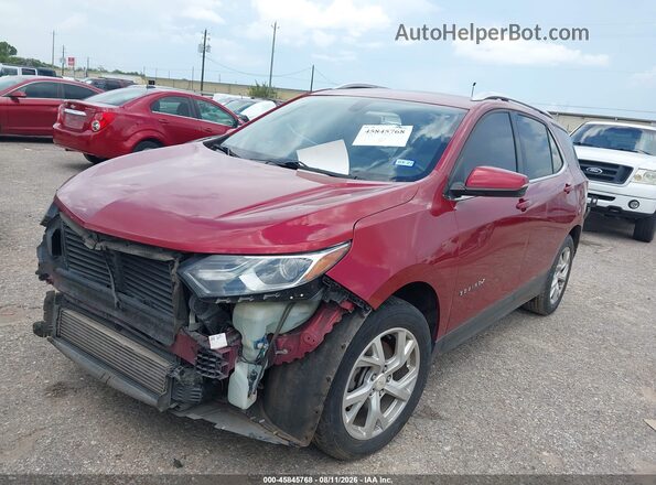 2GNAXLEX5K6259804 2019 CHEVROLET EQUINOX Maroon Vista tres cuartos delantera izquierda