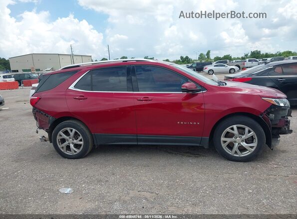 2GNAXLEX5K6259804 2019 CHEVROLET EQUINOX Maroon Vista interior trasera