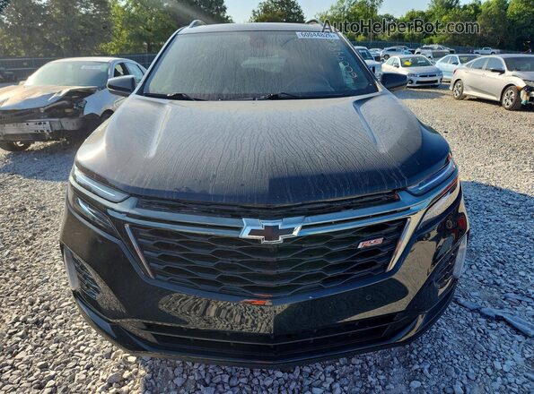 2GNAXMEV0N6154645 2022 CHEVROLET EQUINOX Black Widok z przodu