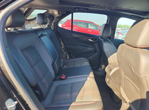 2GNAXMEV0N6154645 2022 CHEVROLET EQUINOX Black Widok wnętrza z tyłu