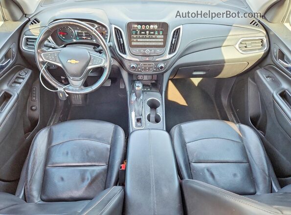 2GNAXMEV2J6246947 2018 CHEVROLET EQUINOX Желто-коричневый Вид панели приборов
