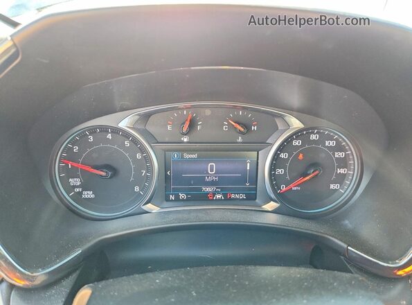 2GNAXMEV6N6136697 2022 CHEVROLET EQUINOX Blue Вид щитка приладів