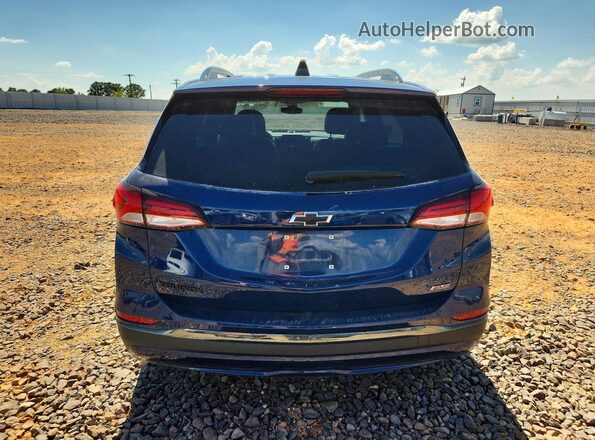 2GNAXMEV6N6136697 2022 CHEVROLET EQUINOX Blue Вид ззаду