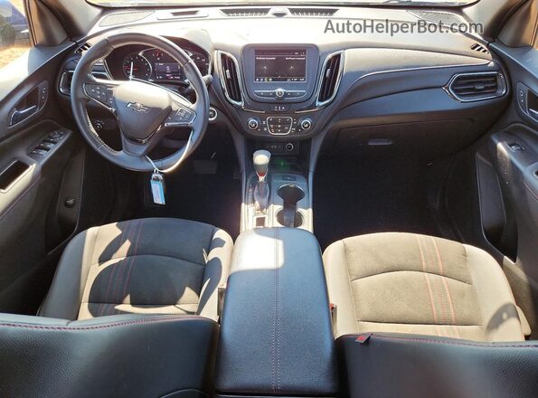 2GNAXMEV6N6136697 2022 CHEVROLET EQUINOX Blue Вид панелі приладів