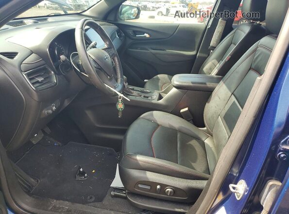 2GNAXMEV9N6130148 2022 CHEVROLET EQUINOX Blue Вид салону спереду