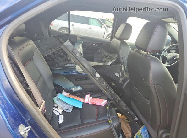 2GNAXMEV9N6130148 2022 CHEVROLET EQUINOX Blue Вид задньої частини салону