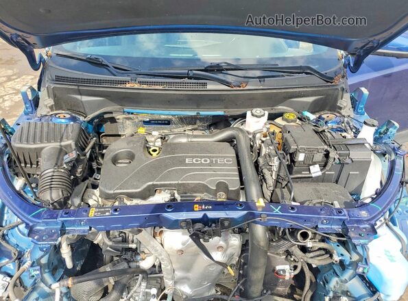 2GNAXMEV9N6130148 2022 CHEVROLET EQUINOX Blue Вид підкапотного простору