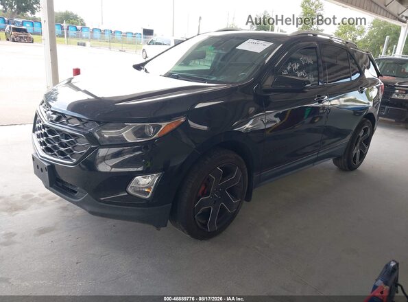 2GNAXPEXXL6225818 2020 CHEVROLET EQUINOX Black Առջևի ձախ երեք քառորդ տեսարան