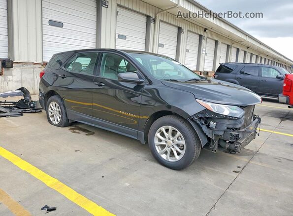 2GNAXREV6J6325485 2018 CHEVROLET EQUINOX Black Передня права чверть