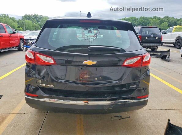2GNAXREV6J6325485 2018 CHEVROLET EQUINOX Black Вид ззаду