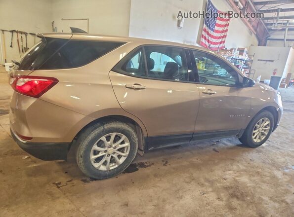 2GNAXREVXJ6186803 2018 CHEVROLET EQUINOX Желто-коричневый Задняя правая четверть