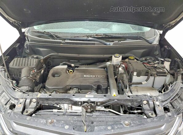 2GNAXSEV0J6106660 2018 CHEVROLET EQUINOX Black ძრავის განყოფილების ხედი