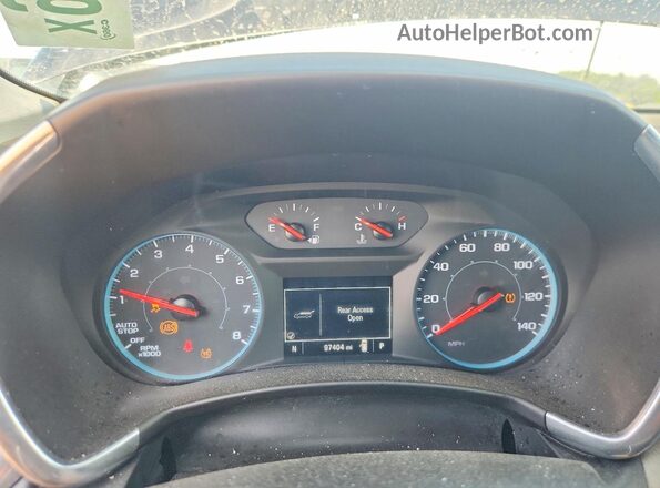 2GNAXSEV1L6212313 2020 CHEVROLET EQUINOX Синий Вид щитка приборов