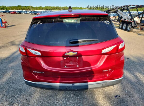 2GNAXSEV2J6220935 2018 CHEVROLET EQUINOX Red Widok z tyłu