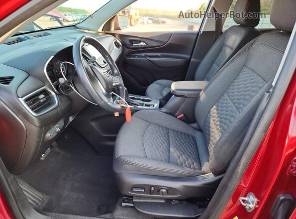 2GNAXSEV2J6220935 2018 CHEVROLET EQUINOX Red Widok wnętrza z przodu