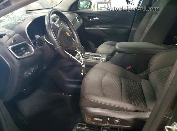 2GNAXSEV2J6255734 2018 CHEVROLET EQUINOX Gray წინა სალონის ხედი