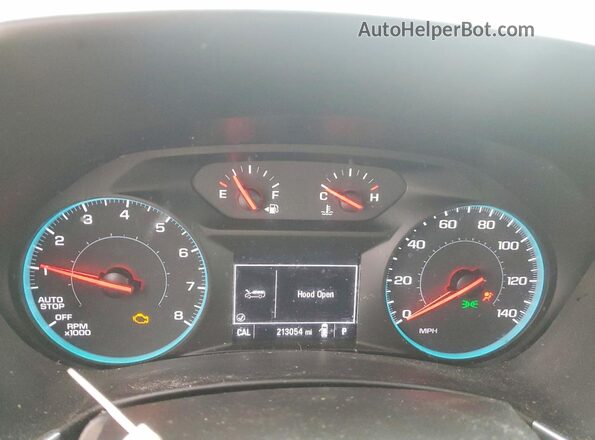 2GNAXSEV2J6330979 2018 CHEVROLET EQUINOX Серебряный Вид щитка приборов