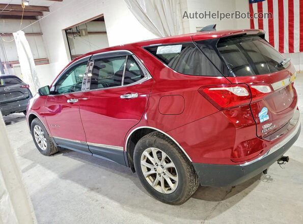 2GNAXSEV3J6310482 2018 CHEVROLET EQUINOX Burgundy Rear left