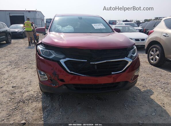 2GNAXSEV3J6347130 2018 CHEVROLET EQUINOX Бордовый Вид спереди