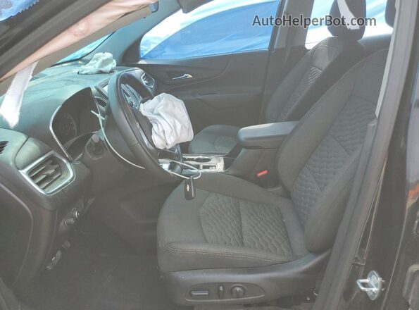 2GNAXSEV4J6138088 2018 CHEVROLET EQUINOX Black წინა სალონის ხედი