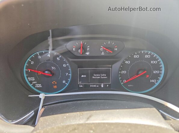 2GNAXSEV6J6325400 2018 CHEVROLET EQUINOX Tan Instrument cluster view