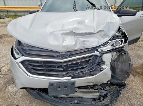 2GNAXSEV7L6122289 2020 CHEVROLET EQUINOX Серебряный Вид подкапотного пространства