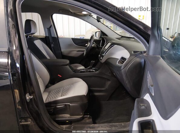 2GNAXSEV8L6254560 2020 CHEVROLET EQUINOX Black Widok wnętrza z przodu
