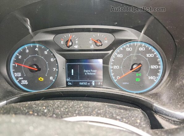 2GNAXSEV8M6114915 2021 CHEVROLET EQUINOX Black Widok zestawu wskaźników