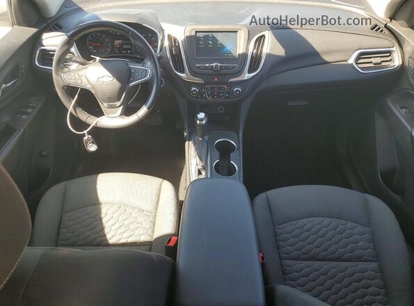 2GNAXSEV9J6350761 2018 CHEVROLET EQUINOX Белый Вид панели приборов