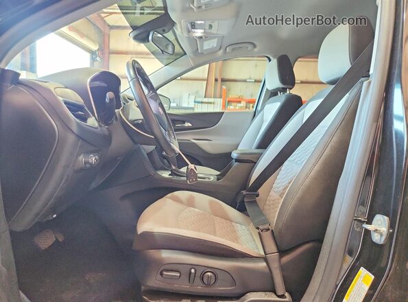 2GNAXTEV8M6118906 2021 CHEVROLET EQUINOX Black Widok wnętrza z przodu