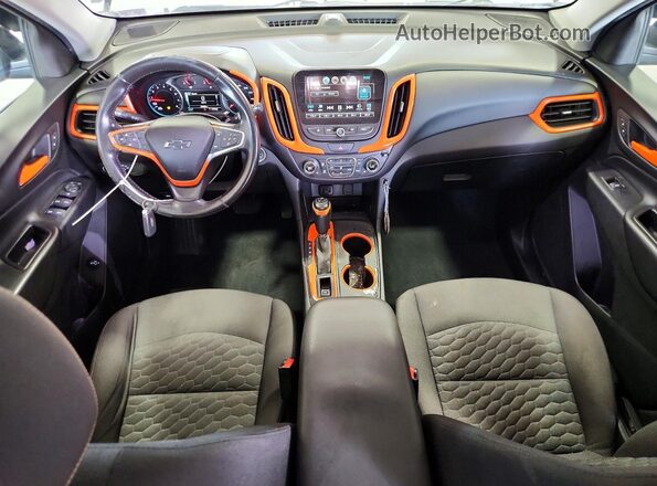 2GNAXTEX3J6316161 2018 CHEVROLET EQUINOX Black Dashboard view