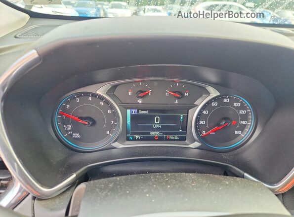 2GNAXTEX7J6282466 2018 CHEVROLET EQUINOX Brown Widok zestawu wskaźników