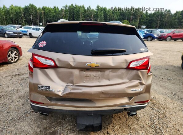 2GNAXTEX7J6282466 2018 CHEVROLET EQUINOX Brown Widok z tyłu