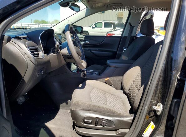 2GNAXUEV0M6160699 2021 CHEVROLET EQUINOX Черный Вид салона спереди