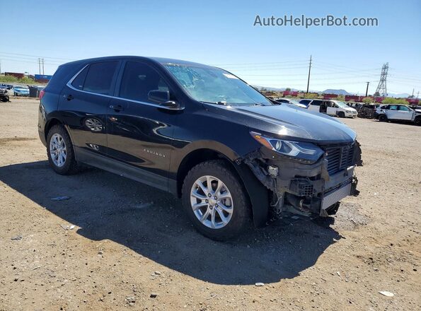 2GNAXUEV0M6160699 2021 CHEVROLET EQUINOX Черный Передняя правая четверть