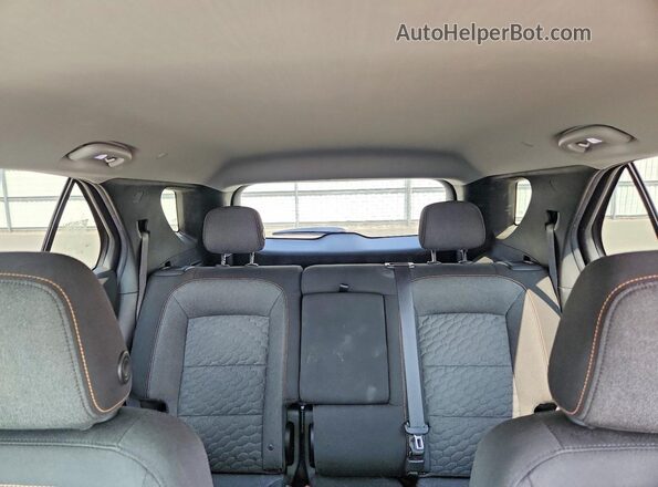 2GNAXUEV1K6174690 2019 CHEVROLET EQUINOX Black Вид задніх сидінь