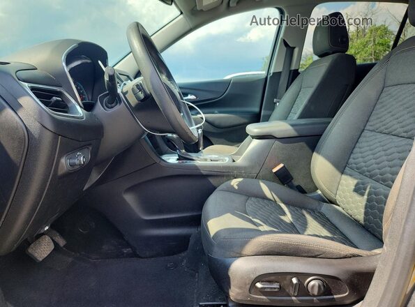 2GNAXUEV1K6174690 2019 CHEVROLET EQUINOX Black Вид салону спереду