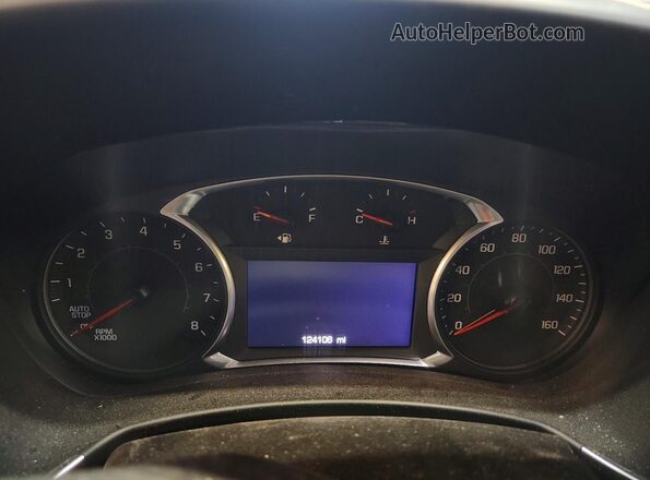 2GNAXUEV1L6183214 2020 CHEVROLET EQUINOX Blue Widok zestawu wskaźników