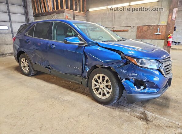2GNAXUEV1L6183214 2020 CHEVROLET EQUINOX Blue Przód prawy