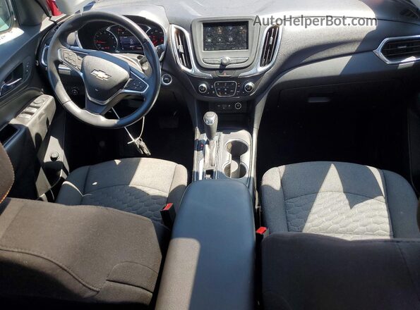 2GNAXUEV2K6251857 2019 CHEVROLET EQUINOX Red Widok deski rozdzielczej
