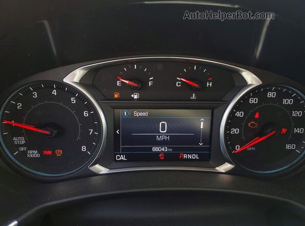 2GNAXUEV2K6251857 2019 CHEVROLET EQUINOX Red Widok zestawu wskaźników