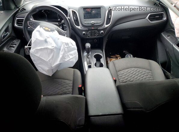 2GNAXUEV2K6265919 2019 CHEVROLET EQUINOX Синий Вид панели приборов