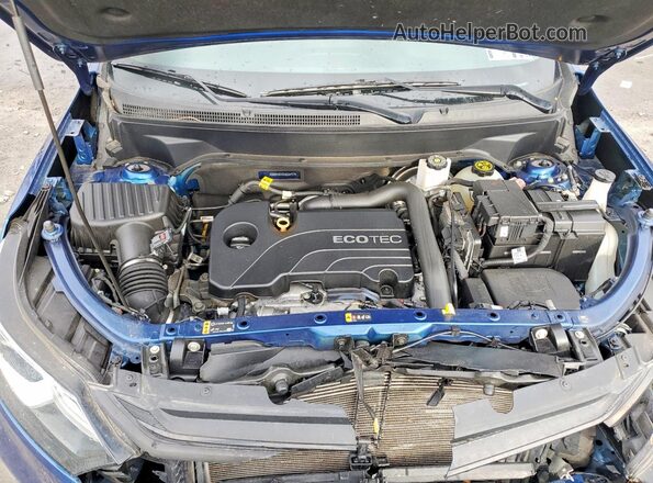 2GNAXUEV2K6265919 2019 CHEVROLET EQUINOX Синий Вид подкапотного пространства