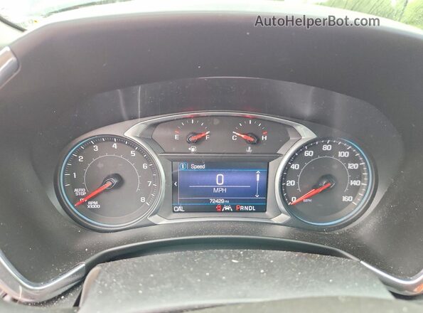 2GNAXUEV2L6135883 2020 CHEVROLET EQUINOX Black ხელსაწყოთა პანელის ხედი