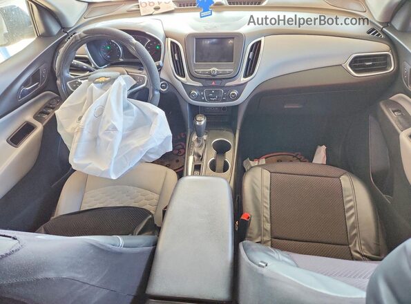 2GNAXUEV2M6102982 2021 CHEVROLET EQUINOX Blue Вид панелі приладів