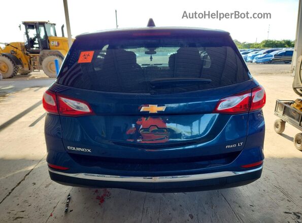 2GNAXUEV2M6102982 2021 CHEVROLET EQUINOX Blue Вид ззаду