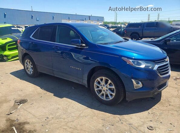 2GNAXUEV3K6252399 2019 CHEVROLET EQUINOX Blue Передня права чверть