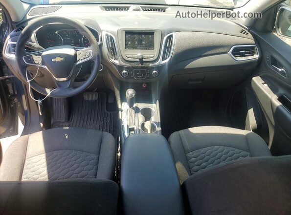 2GNAXUEV3K6252399 2019 CHEVROLET EQUINOX Blue Вид панелі приладів